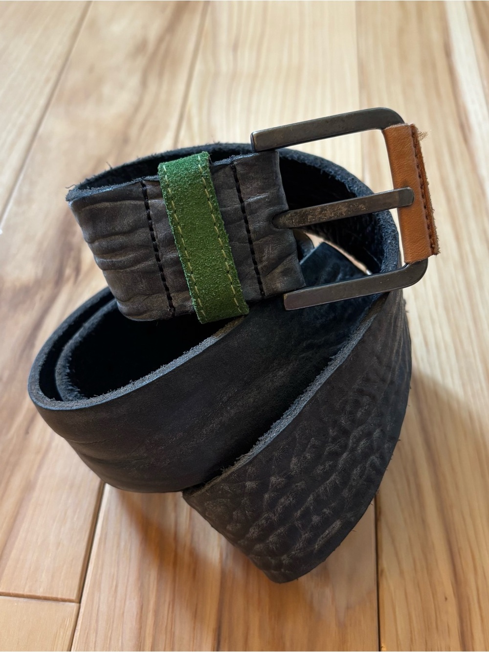 Catherine André Leather Belt Made in France